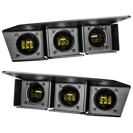 Oracle Lighting 21C BRONCO TRIPLE LED FOG LIGHT KIT FOR STEEL BUMPER 5890-006